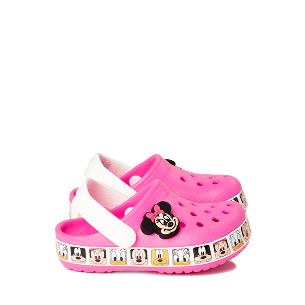 Crocs Fun Lab Disney Minnie Mouse Clog - Baby / Toddler - Electric Pink