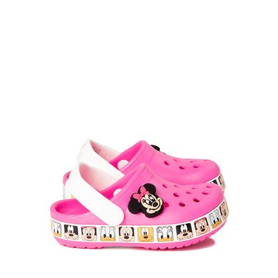 Crocs Fun Lab Disney Minnie Mouse Clog - Baby / Toddler Electric Pink