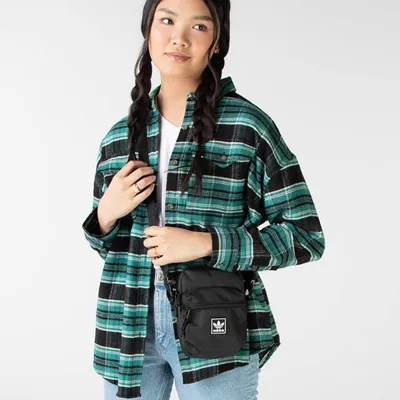 adidas Ripstop Crossbody Bag - Black