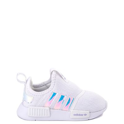 adidas NMD 360 Slip On Athletic Shoe - Baby / Toddler Cloud White Lenticular