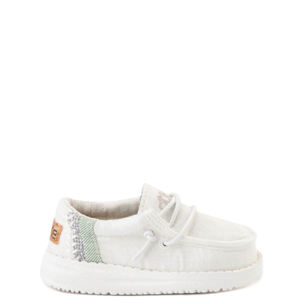 HEYDUDE Wally Casual Shoe - Toddler / Little Kid - Natural White