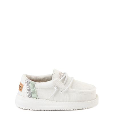 HEYDUDE Wally Casual Shoe - Toddler / Little Kid - Natural White