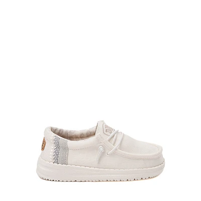 HEYDUDE Wally Casual Shoe - Toddler / Little Kid Natural White