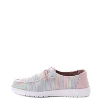 Womens Hey Dude Wendy Sox Slip On Casual Shoe - Aurora White / Pastel Multicolor