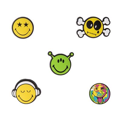 Crocs Jibbitz&trade Smiley Shoe Charms 5 Pack - Multicolor