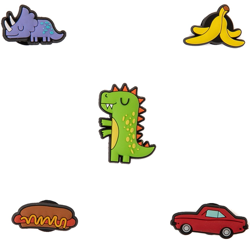 Crocs Jibbitz&trade Cartoons Shoe Charms 5 Pack - Multicolor