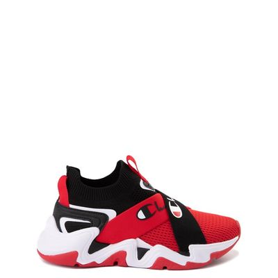 Champion Hyper Cross Low Athletic Shoe - Big Kid - Black / Red