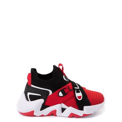 Champion Hyper C X Low Athletic Shoe - Baby / Toddler - Black / Red
