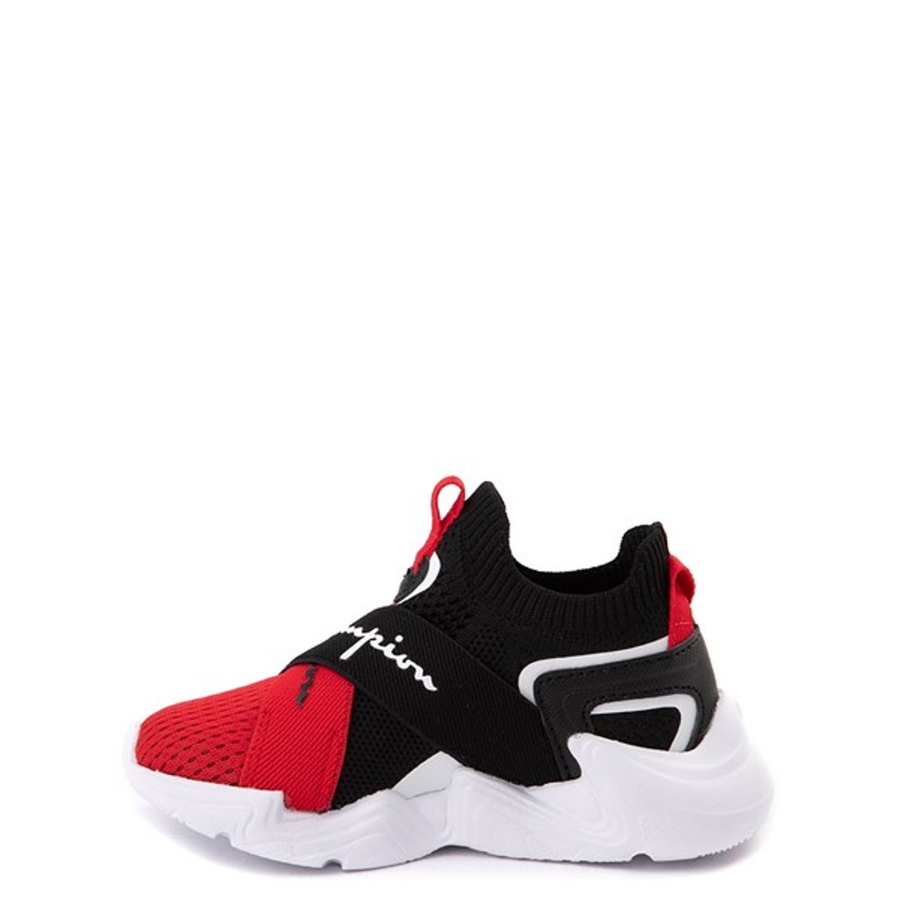 Champion Hyper C X Low Athletic Shoe - Baby / Toddler Black Red