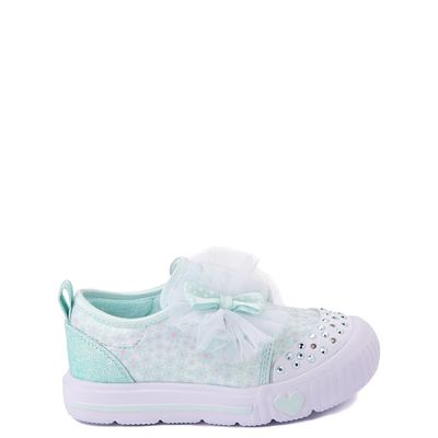 Skechers Twinkle Toes Flex Daisy Joy Sneaker - Toddler Mint