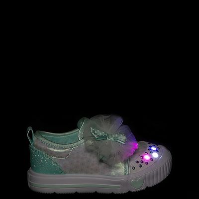 Skechers Twinkle Toes Twinkle Flex Daisy Joy Sneaker - Toddler - Mint