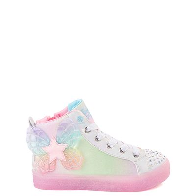 Skechers Twinkle Toes Shuffle Brights Star Dazzler Sneaker - Little Kid Pastel Multicolor