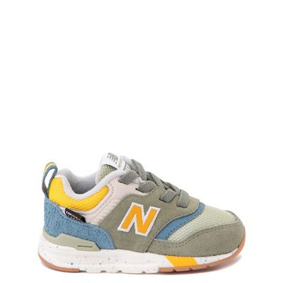 New Balance 997H Athletic Shoe - Baby / Toddler - Olive / Blue / Yellow