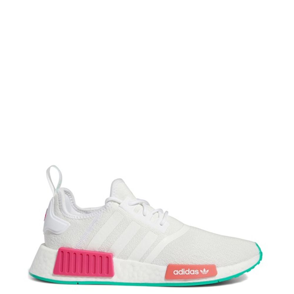 Womens adidas NMD R1 Athletic Shoe - White / Pink