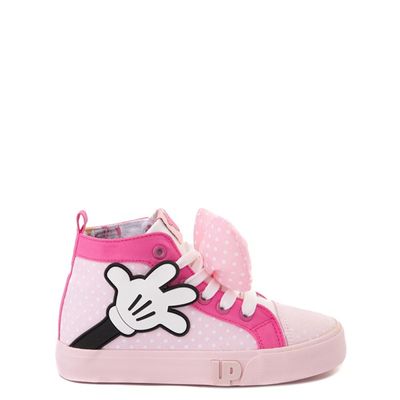 Ground Up Disney Minnie Mouse Hi Sneaker - Little Kid / Big Pink