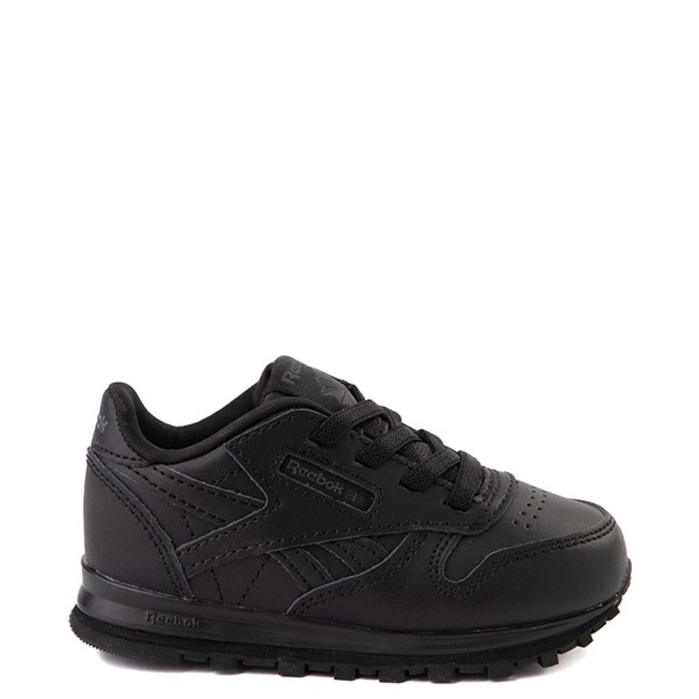 Reebok Classic Leather Clip Athletic Shoe - Baby / Toddler Black