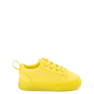 Vans Old Skool Translucent Skate Shoe - Baby / Toddler Yellow Monochrome