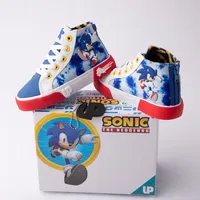 Ground Up Sonic the Hedgehog&trade Hi Sneaker - Toddler - Royal Blue