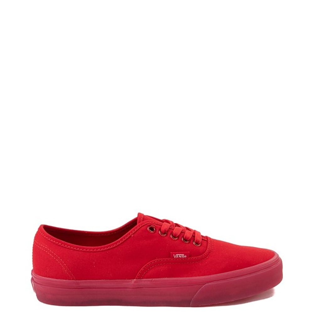 Vans Authentic Translucent Skate Shoe - Red Monochrome