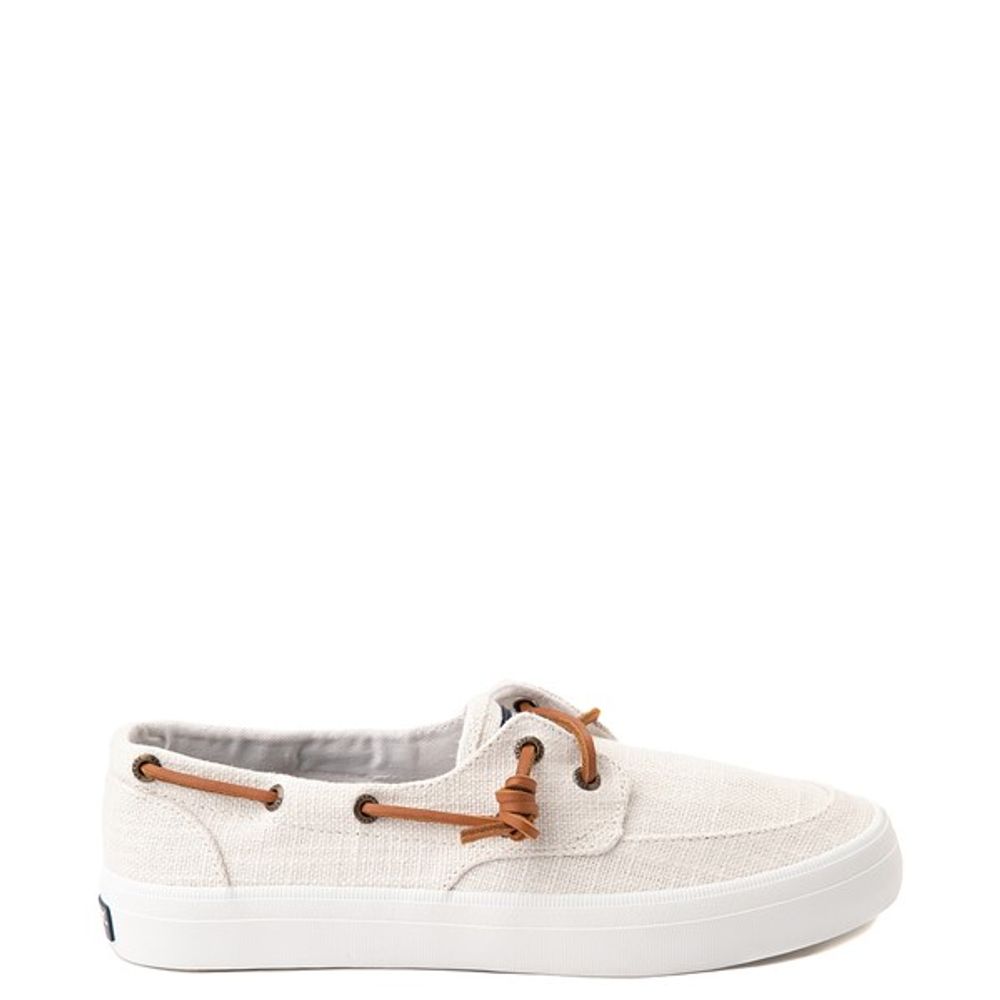 Womens Sperry Top-Sider Crest Boat Shoe - White