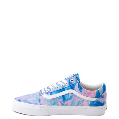 vans old skool pink and blue