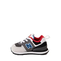 New Balance 574 Athletic Shoe - Baby / Toddler Magnet Black Serene Blue