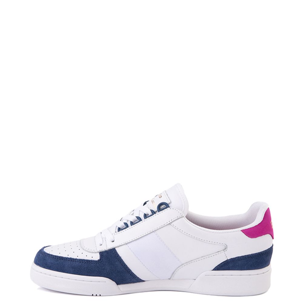 Mens Court Sneaker by Polo Ralph Lauren - White / Navy Vivid Pink