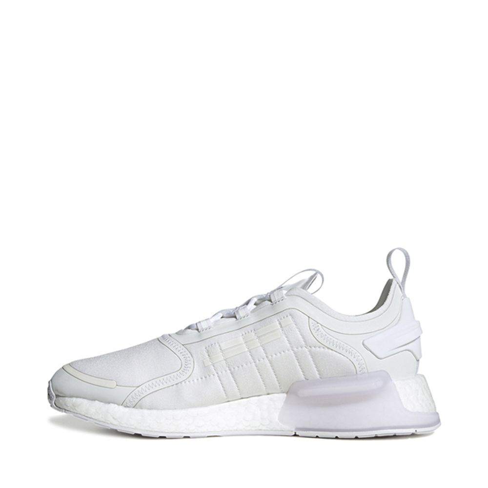 Mens adidas NMD V3 Athletic Shoe - Cloud White Monochrome
