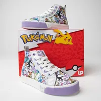 Ground Up Pokémon Eevee Hi Sneaker - Little Kid / Big Lavender Multicolor