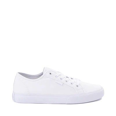 Mens DC Manual Skate Shoe - White Monochrome
