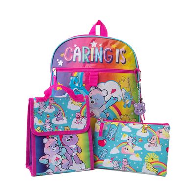 Care Bears Backpack Set - Pink / Rainbow