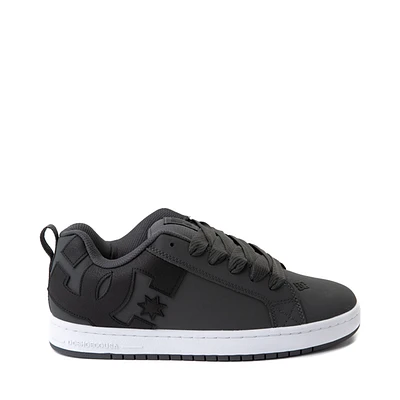 Mens DC Court Graffik Skate Shoe - Gray / Black