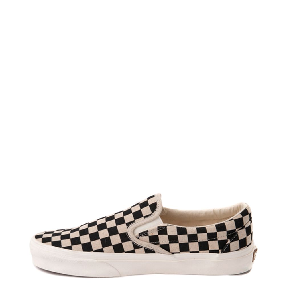 Vans Slip-On Eco Theory Checkerboard Skate Shoe - Natural