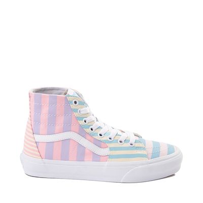 Vans Sk8-Hi Tapered Skate Shoe - Pastel Stripes / Multicolor