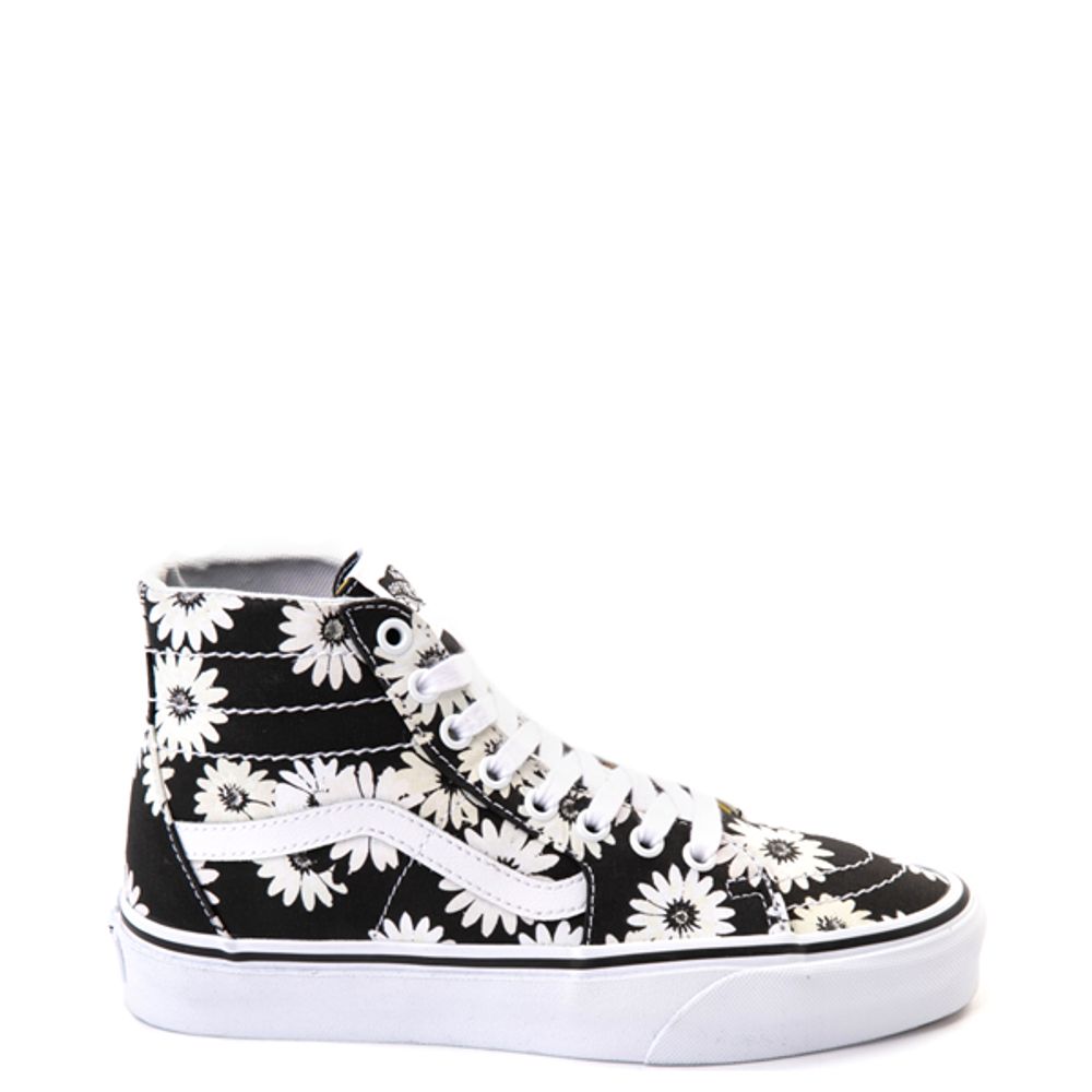 Vans Sk8-Hi Tapered Skate Shoe - Black / Peace Floral