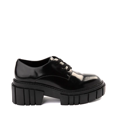 Womens Madden Girl Pharaoh Platform Oxford Casual Shoe - Black