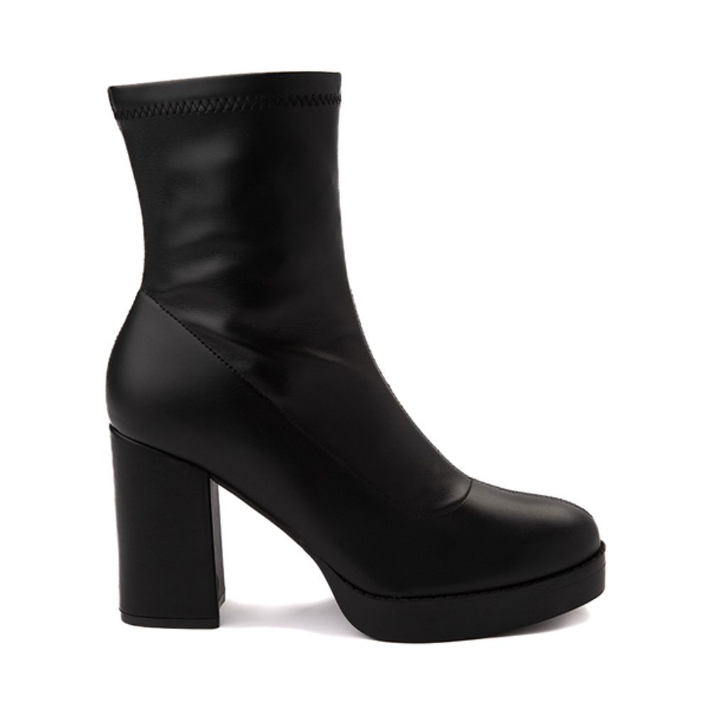 Womens MIA Anne Heel Boot - Black