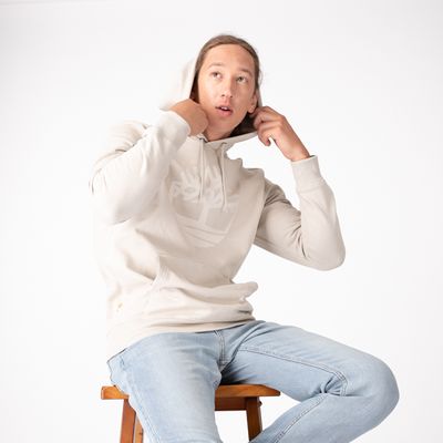Mens Timberland Tree Logo Hoodie - Island Fossil