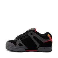 Mens DVS Celsius Skate Shoe - Charcoal / Black Red