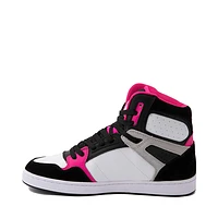 Womens DVS Honcho Skate Shoe - Black / White Pink