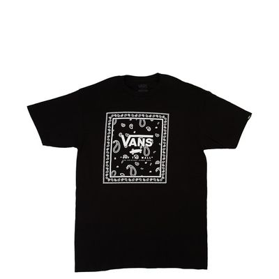 Mens Vans Paisley Box Tee - Black