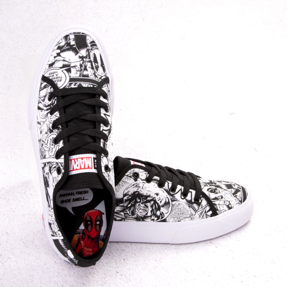 DC x Marvel Deadpool Manual Skate Shoe - Black / White