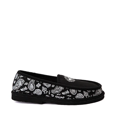 Mens DVS Francisco Slipper - Black / White Paisley
