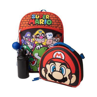 Super Mario Backpack Set - Multicolor