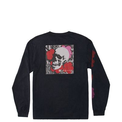 Mens DC x Andy Warhol Life and Death Long Sleeve Tee - Black