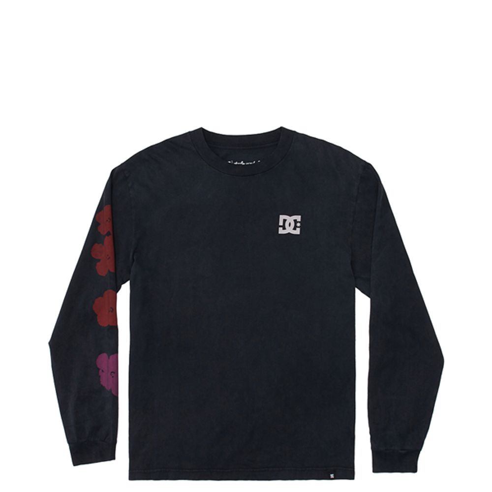 Mens DC x Andy Warhol Life and Death Long Sleeve Tee - Black