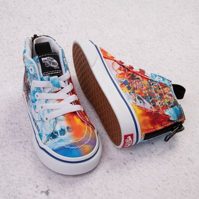 Vans x One Piece Sk8-Hi Zip Skate Shoe - Baby / Toddler Multicolor