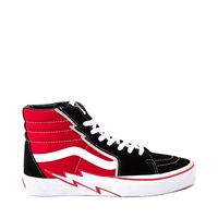 Vans Sk8-Hi Bolt Skate Shoe - Black / Racing Red