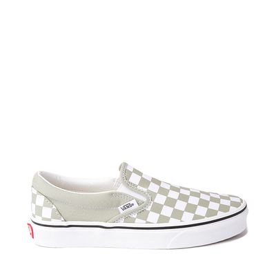 Vans Slip-On Checkerboard Skate Shoe - Desert Sage