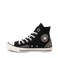 Womens Converse Chuck Taylor All Star Hi Autumn Embroidery Sneaker - Black